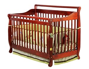 Dream On Me Liberty Collection 4 in 1 Crib, Cherry