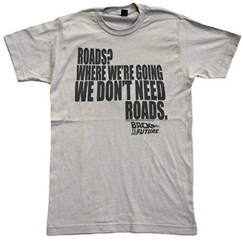 Back To The Future Roads Adult Soft T-Shirt