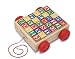 Melissa & Doug Classic abc 123 Building Block Cart