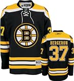 Patrice Bergeron Black Reebok NHL Premier Boston Bruins Jersey - Medium