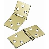 Drop Leaf Hinges (for Shaped Edge), Brass Plated
