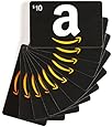 Amazon.com Gift Cards, Pack of 10 (Various Card Designs)