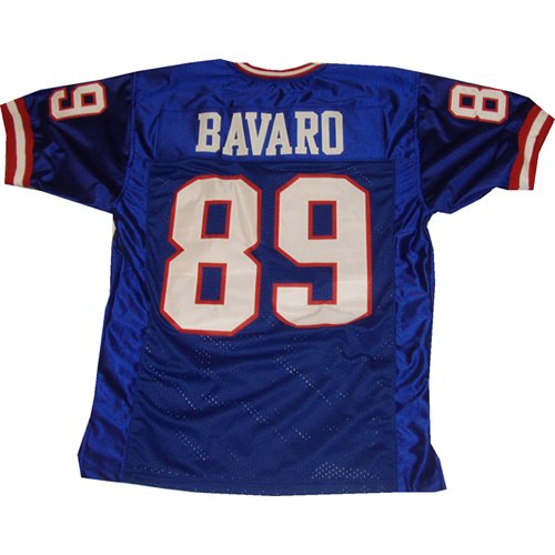 Steiner Sports NFL New York Giants Mark Bavaro Giants Throwback Blue Jersey