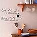 Newsee Decals Good Coffee Friends Wall Vinyl Sticker Decal Quote Saying Home Room Decor