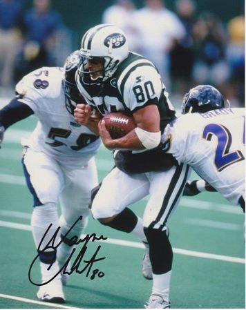 Wayne Chrebet Autographed New York Jets 8x10 Photo