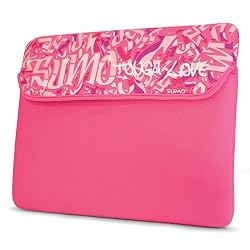 Pink Graffiti Neoprene Netbook 10" Laptop Sleeve Case - MSI Wind - Acer Aspire One - Asus EEE PC - HP Mini - Cloudbook - 10" Netbook Computers and Smaller