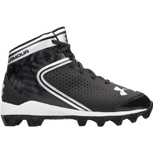 Boy's Under Armour Hammer Mid Football Cleat Black