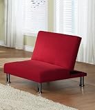 Red Fabric Klik-Klak Chair