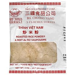 D&D Roasted Rice Powder, Vietnam Thinh, 3-Ounce Pack (Pack of 50)