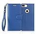 FYY for iPhone 8 Plus Case/iPhone 7 Plus Case, PU Leather Flip Wallet Phone Case with Card Holder Wrist Strap Kickstand Protective Cover for iPhone 7 Plus/8 Plus 5.5