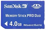 SanDisk MEMORY STICK PRODuo 4GB バルク品 メモリースティックの画像