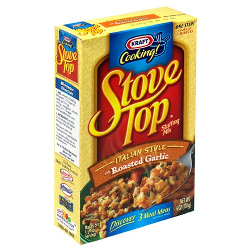 Stove Top Italian Style Roasted Garlic, 6-Ounce Boxes (Pack of 12) by Stove Top