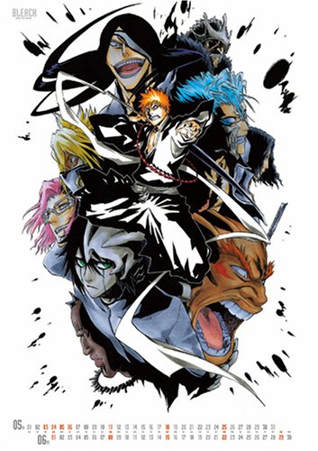 BLEACH 2008コミックカレンダー ポスター型 7枚 ケース付