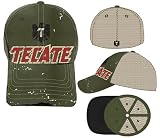 Tecate Alcohol Beer Hat - Frayed Mesh Name Logo Flex Fit Baseball Cap