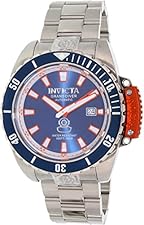 Invicta Pro Diver Automatic Blue Dial Stainless Steel Watch 19866