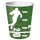 Football 9 oz Hot or Cold Paper Cup