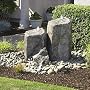Pondless water feature - Outdoor Pond-Less Water Fountain w/36" & 24" Dapple Gray Artificial Rock