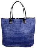 Classic Straw Summer Beach Bag Hobo Chic Tote with Solid Colors