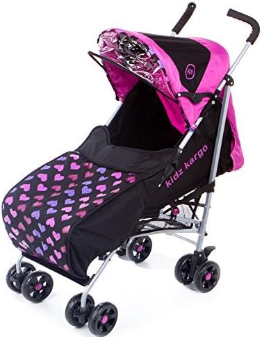 kidz kargo Citi Elite Single Pushchair for New-Born or Toddler Up to 22.5 kg (Magenta Pink) by kidz kargo