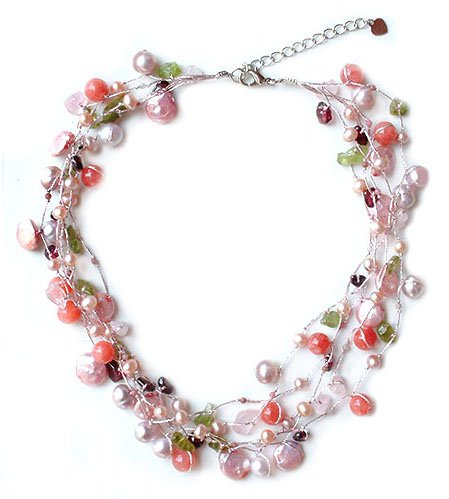 Pearl and rose quartz 14.8 L