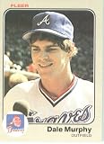 1983 Fleer # 142 Dale Murphy Atlanta Braves Baseball Card