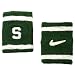 Nike Michigan State Spartans Elite NCAA Team Logo Wristbands