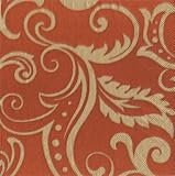 Caspari Set of 2 Filigree Paper Lunch Napkin Package, Spice