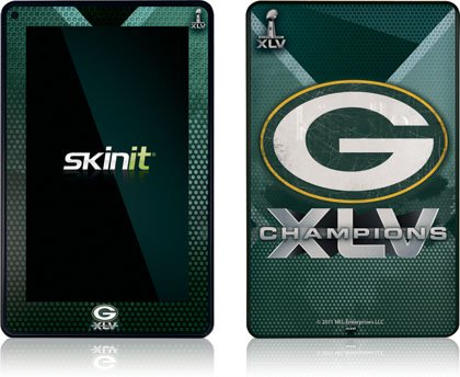 Skinit 2011 Green Bay Packers Super Bowl #45 Champions Vinyl Skin for Amazon Kindle Fire