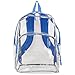 Eastsport Backpack, Clear/Blue, One Size