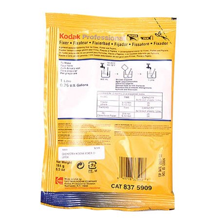 Kodak Professional Fixer with Hardener for both Black & White Film and Paper, Powder to Make 1-liter. under B&W Fixers in The Electronics Store