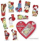 50s Style Classic Valentine Set of 10