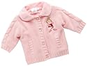 Sterntaler 77992 - Strick-Jacke Helene mit Applikation, Farbe: rosa (Farb-Nr. 35)