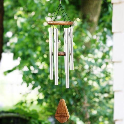 Sympathy Gift Wind Chime with Helen Keller Quote