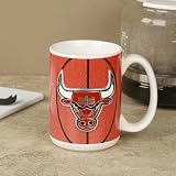 NBA Chicago Bulls Pewter Logo Basketball Coffee Mug