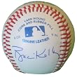Notre Dame Fighting Irish Head Coach Brian Kelly Autographed Rolb Baseball, Proof Photo