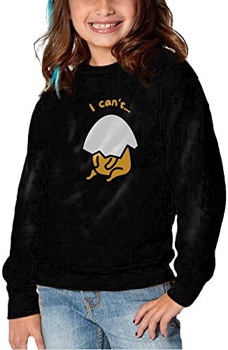 KAIQUQU Toddler Sweatshirt Five More Minutes Lazy Eggs Gudetama Baby Pullover Sweatshirt