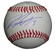 Rich Thompson Autographed ROLB Baseball, Toronto Blue Jays, Los Angeles Angels of Anaheim, Proof Photo