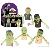 Glow in the Dark Zombie Finger Puppets Complete Set of 5