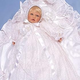 Christening Doll Blonde 22 Berenguer Doll 100 by Berenguer