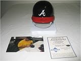 Chipper Jones Autographed/Hand Signed Atlanta Braves Mini Helmet