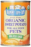 Nummy Tum Tum Pure Sweet Potato for Pets, 15-Ounce Cans (Pack of 12)