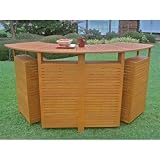 Chatham Outdoor Patio Sectional Folding Bar Table