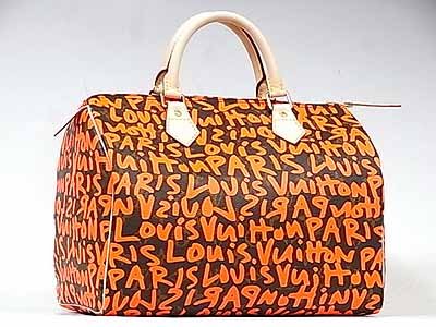 M93705 (ルイヴィトン)LOUIS VUITTON モノグラムグラフティ スピーディ30 オレンジ 並行輸入品
