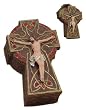 Crucifix On Polyresin Box - 11" Length