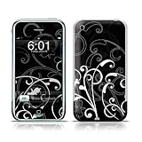 B&W Fleur Design Protective Skin Decal Sticker for Apple iPhone (2G)1st Generation