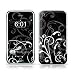 B&W Fleur Design Protective Skin Decal Sticker for Apple iPhone (2G)1st Generation