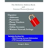 the definitive address book and internet protocol journal organize addresses passwords phone numbers emails