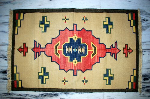 Imagen principal de Floor Decorative Heavy Duty Contemporary Large Cotton Mat Rug Carpet Size 58 X 36 Inches