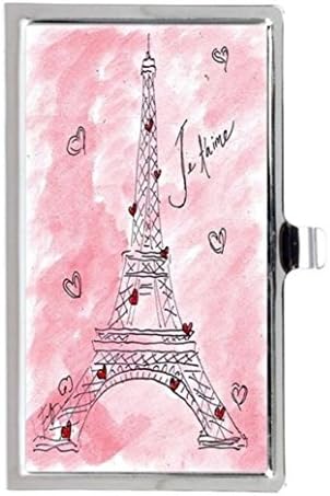 Je t'aime Paris Custom New Fashion Business Name Card Holder Stainless Steel Case - From Yesir Man GIFT