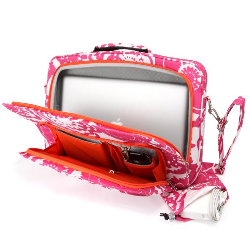 Ju-Ju-Be GigaBe Laptop Carrier - Fuchsia Blossoms